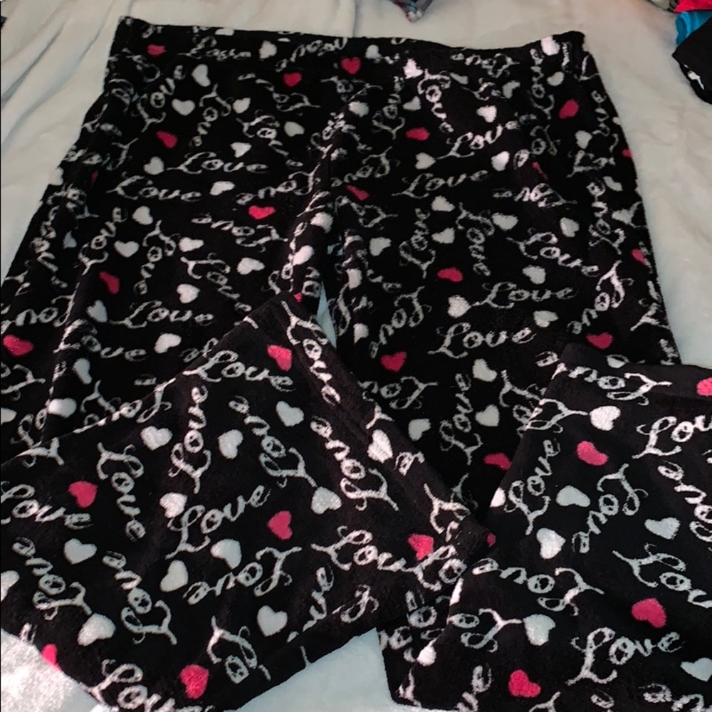 Cute Fuzzy Black PJs